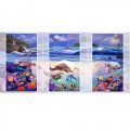 TRI INSPIRATIONS GREETING CARD Dolphin Turtle Paradise